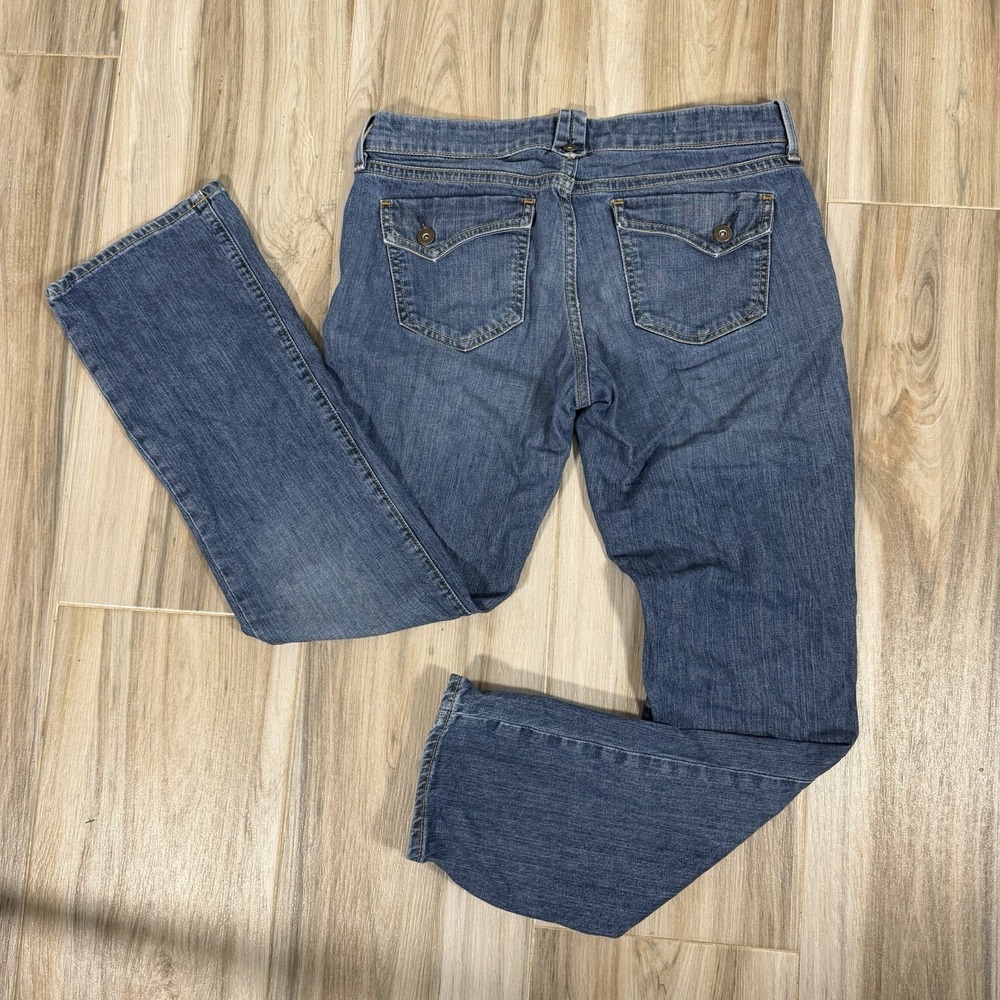 VTG Y2K Old Navy Boot Cut Jeans Womens 10/ 31x28.5 Lowest Rise Denim Casual West